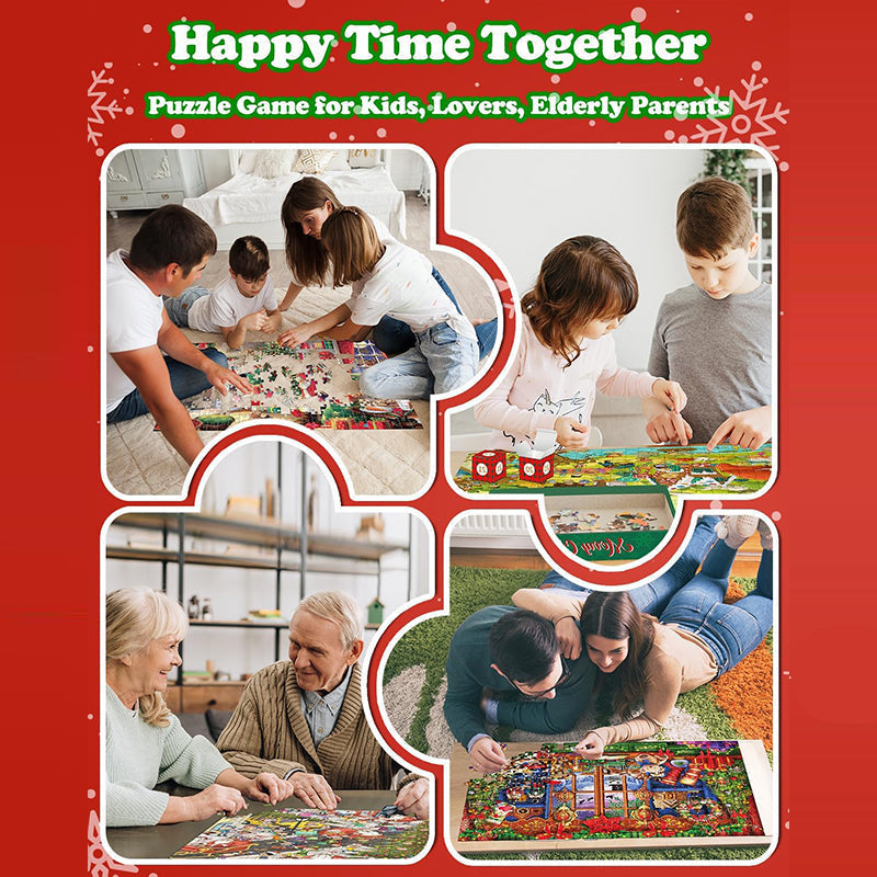 1008PCS Rompecabezas de Navidad Calendario de Adviento - Regalo de Navidad