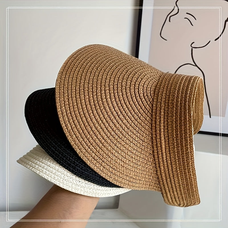 Sombrero de sol plegable con ala ancha – Cómodo y protector contra UV