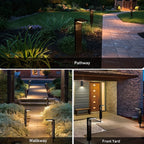 Iluminación Solar para Senderos de Jardín – Moderna y Funcional