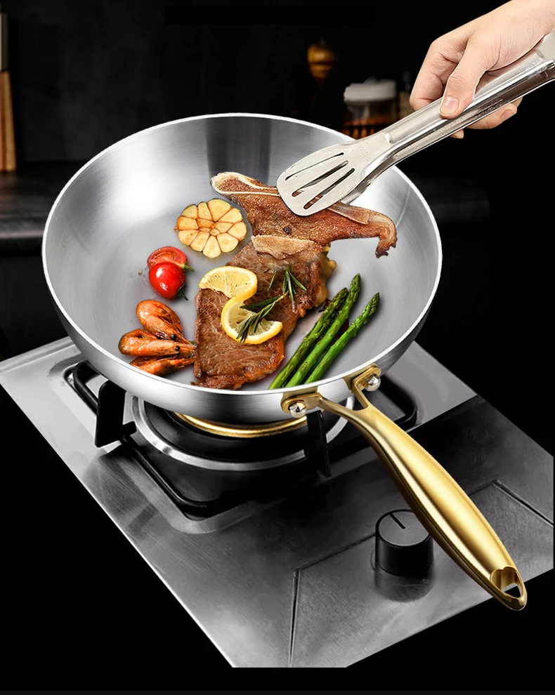 ChefSteel – Sartén de Acero Inoxidable Profesional para Gas e Inducción