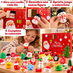 Calendario de Adviento Squishy de Navidad – 24 juguetes squishy misteriosos (3+ años)