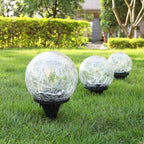 Luz de Paisaje Exterior LED Solar Moderna Minimalista de Vidrio