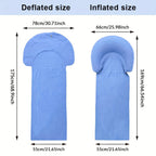 Colchoneta Inflable Cómoda con Almohada para Playa y Camping