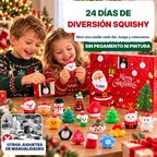 Calendario de Adviento Squishy de Navidad – 24 juguetes squishy misteriosos (3+ años)