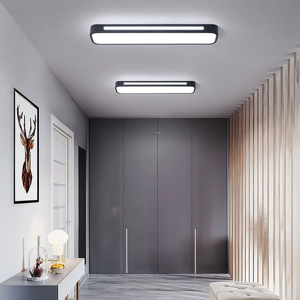 Lámpara de techo LED nórdica – alargada, regulable y moderna
