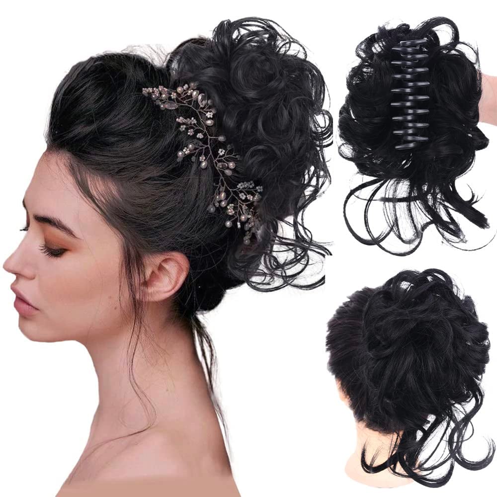 Pinzas para Cabello en Moño Rizado