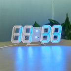 Reloj de Pared LED 3D LumiSync – Reloj Digital Moderno con Iluminación Regulable