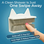 Recolector de cabello para la pared de la ducha