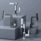 Grifo LED flexible para cocina y baño