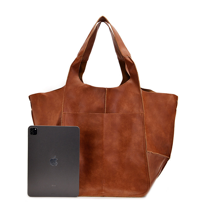 Bolsas de Fin de Semana de Cuero Sobredimensionadas