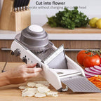 ProSlice Mandolina Cortadora de Verduras – Cuchillas de Acero Inoxidable Ajustables para Corte Preciso