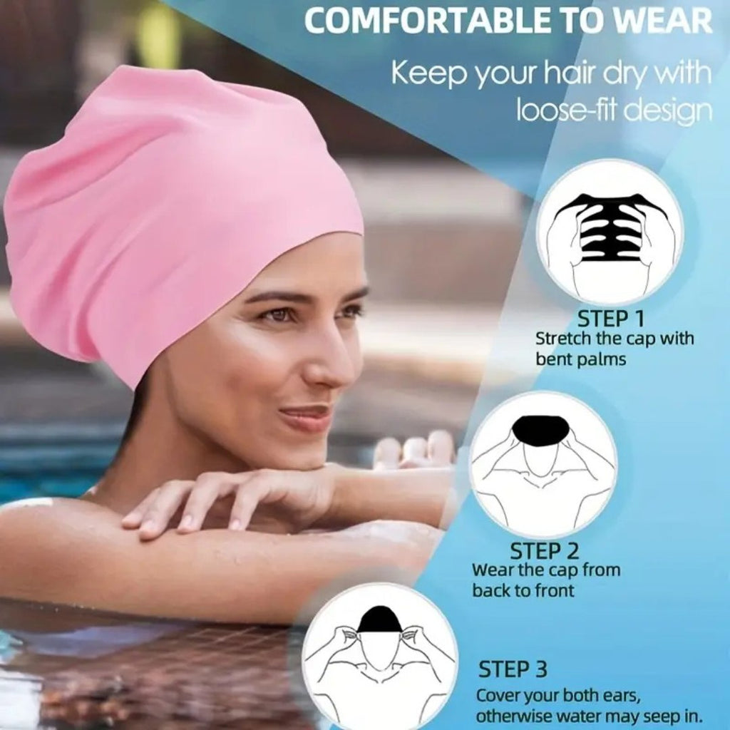 AquaDome – Gorro de Natación Extra Grande