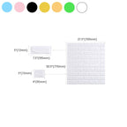 Panel de Pared de Ladrillo Sintético 3D, Espuma Autoadhesiva para Sala de Estar, Impermeable para Pared y Techo