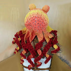 Sombrero de Pulpo de Ganchillo