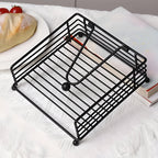 Soporte de Servilletas de Hierro Elegante