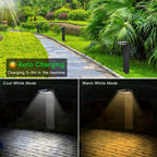 Iluminación Solar para Senderos de Jardín – Moderna y Funcional