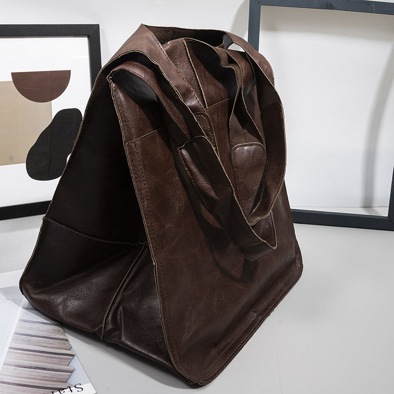 Bolsos de fin de semana de gran tamaño de cuero
