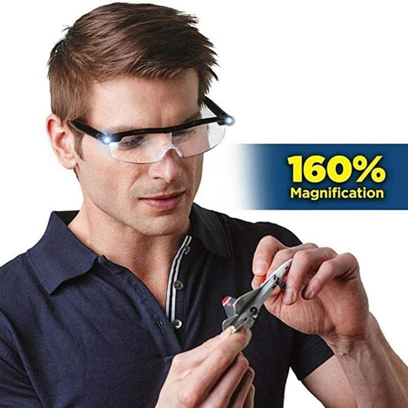 Gafas con Luz LED Lupa
