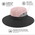Sombrero de sol plegable con protección UV