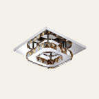 Lámpara de Techo Cristal LED Moderna