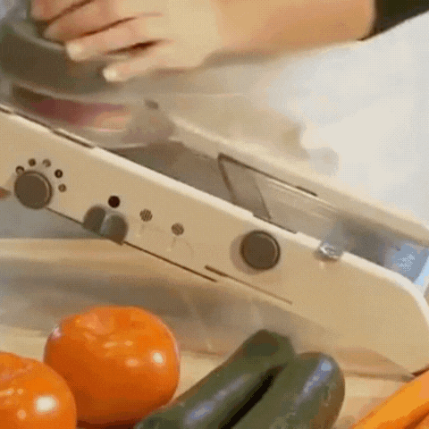 KITCHENWISE - Cortador de Mandolina de Acero Inoxidable 18 en 1
