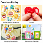 Kit de pintura creativa para niños con efecto 3D