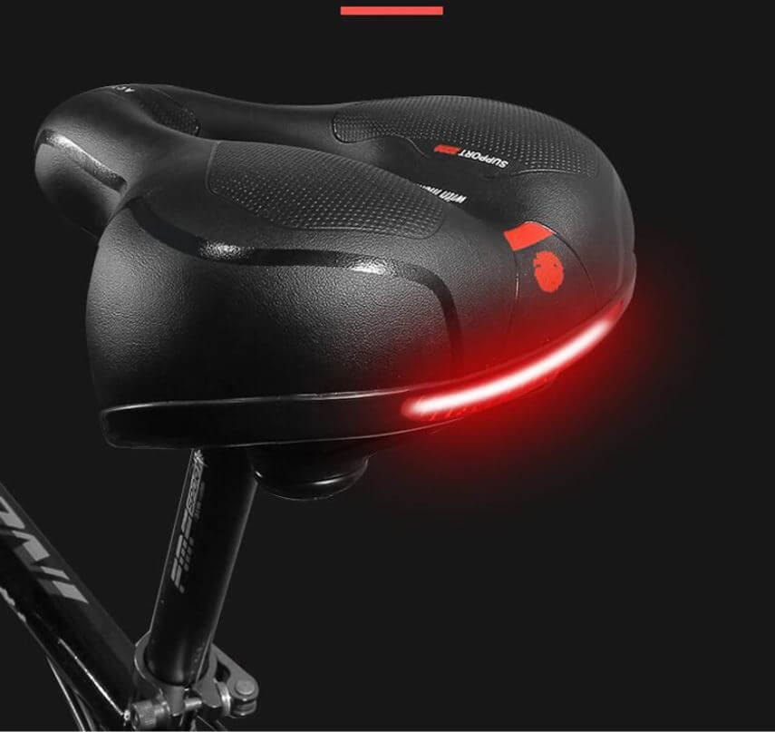 Silla de bicicleta cómoda contra el dolor de espalda y coxis