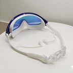Gafas de natación antiempañantes de visión amplia