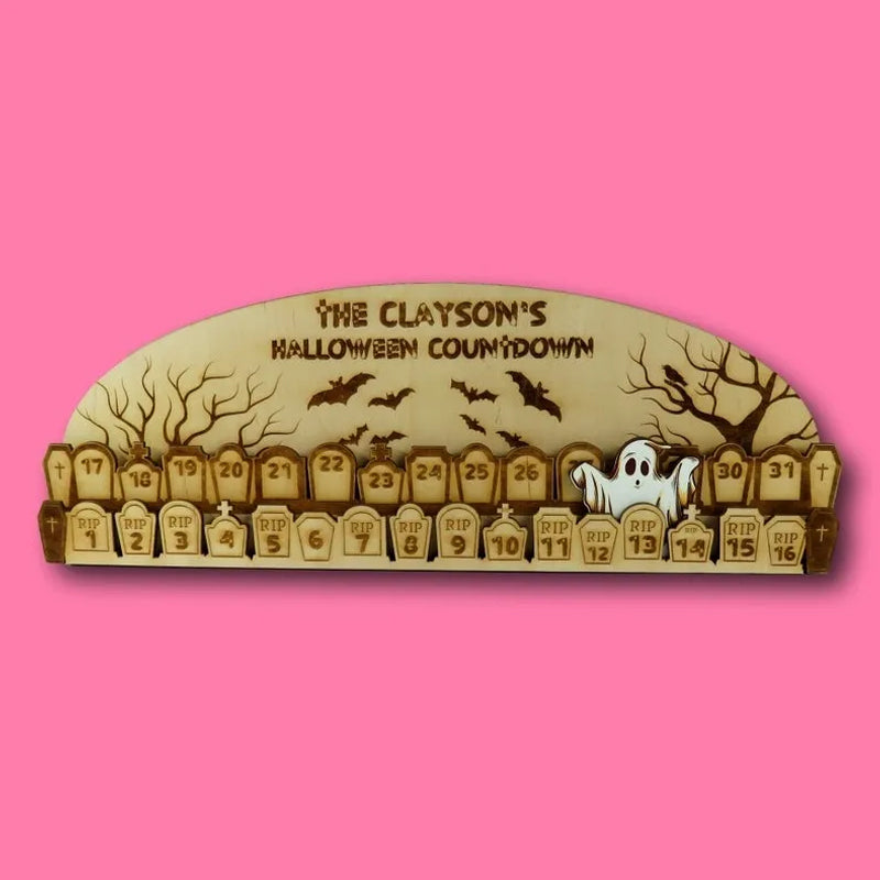 Calendario de Adviento de Halloween - La cuenta regresiva de Halloween de Clayson