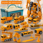 MagnaBuild – Set de vehículo de construcción magnético creativo | 50% DESCUENTO