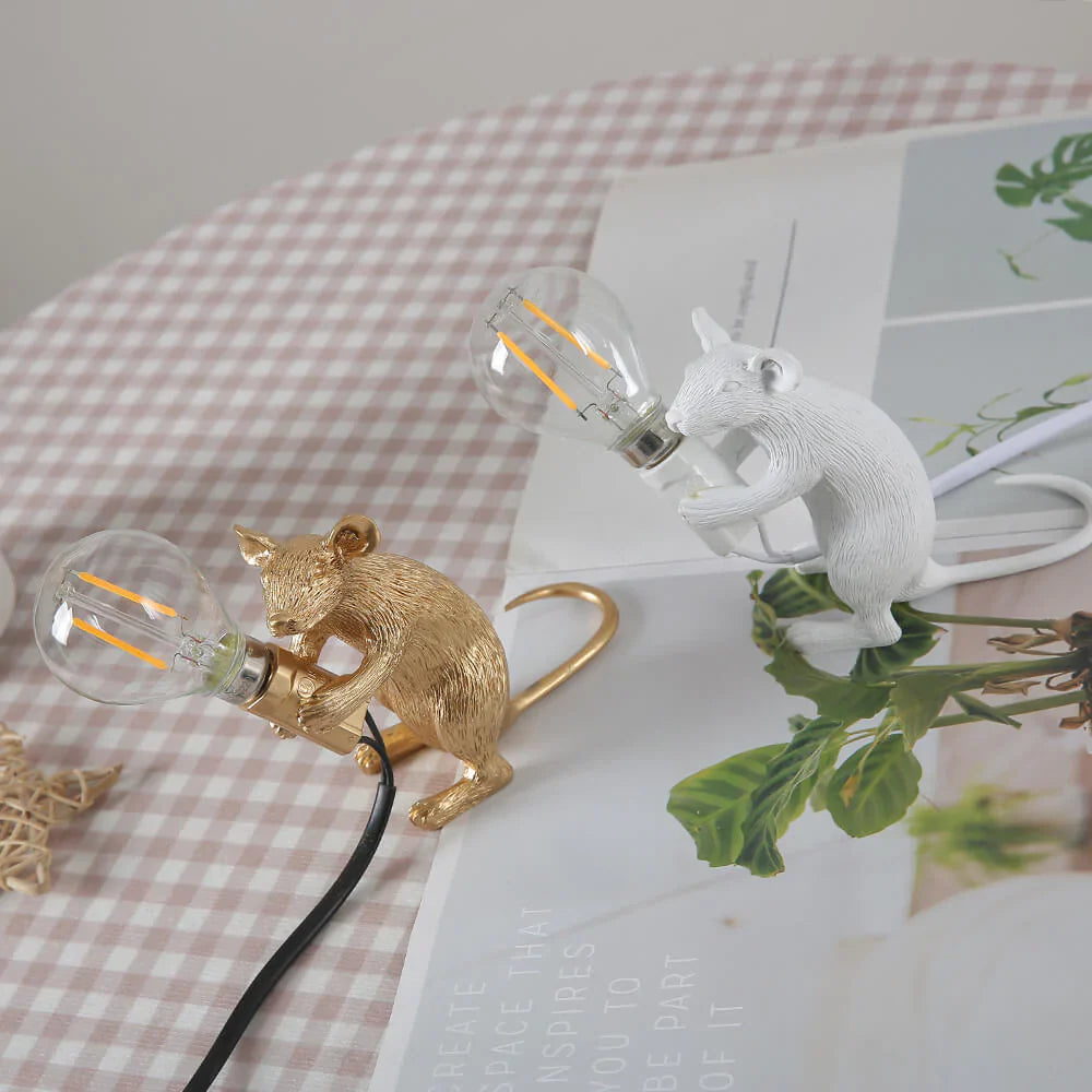 Lámpara de Mesa Ratón Adorable