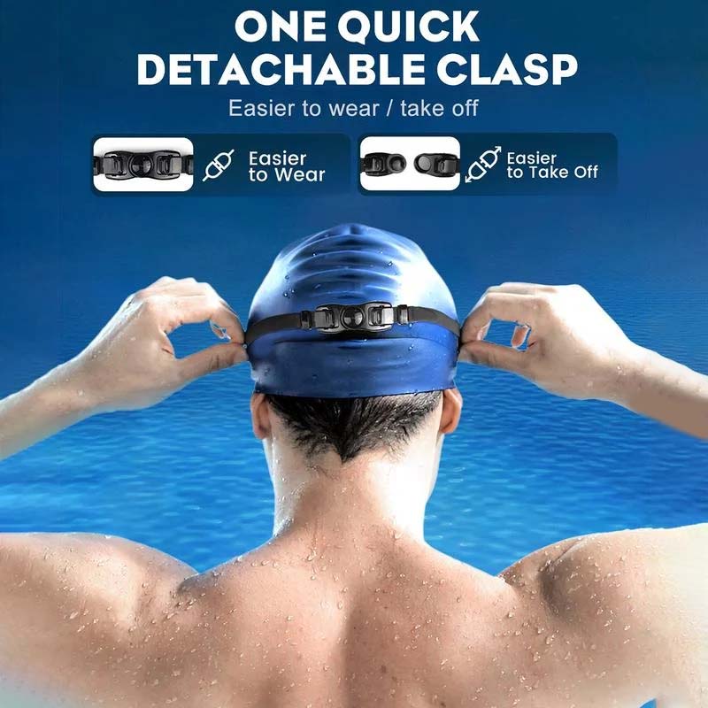 Gafas de natación antiempañantes de visión amplia