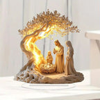 BlessingAura - Estatua de la Natividad de Jesús para Decoración Interior