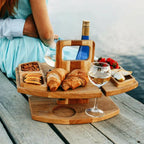 Mesa de Picnic de Madera Portátil WineCo