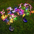 ButterflyGlow | Lámparas de Jardín Solar Coloridas y Elegantes para Patio y Jardín