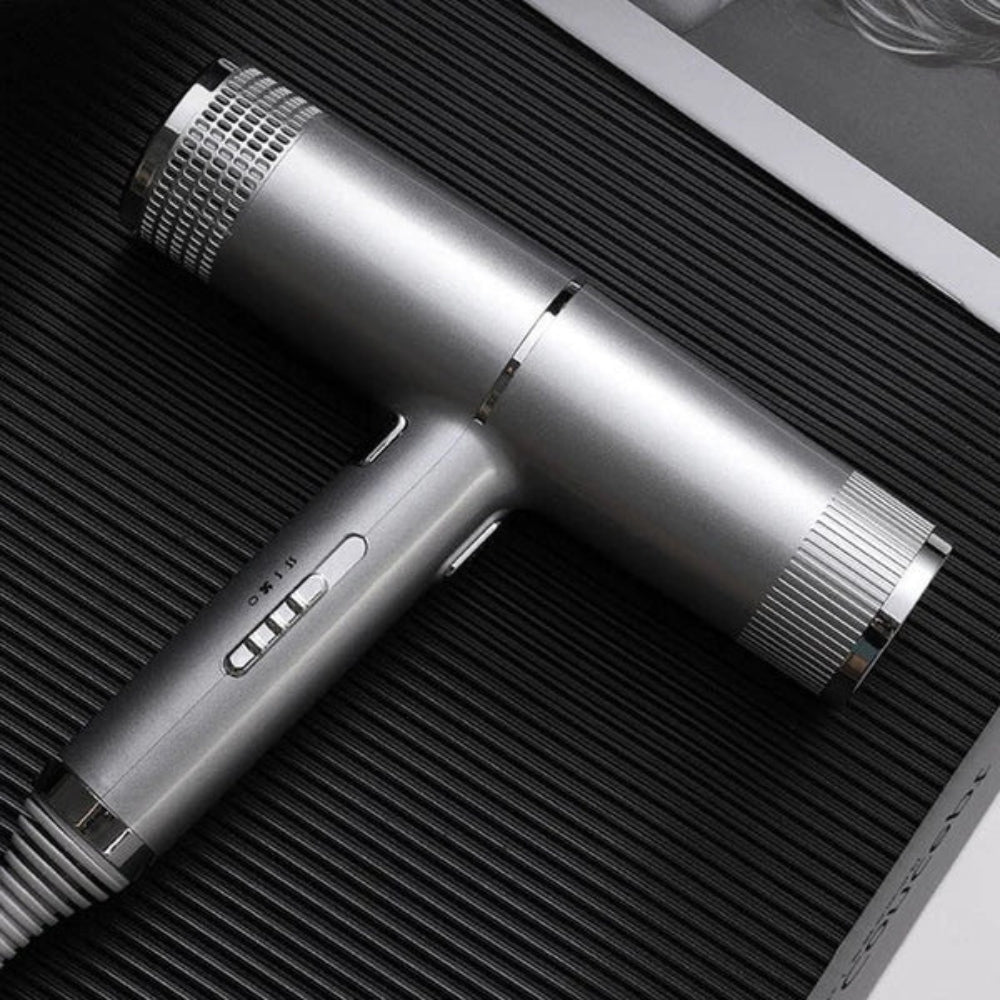 BlissDry - Secador de pelo sin aspas con configuraciones de velocidad ajustables