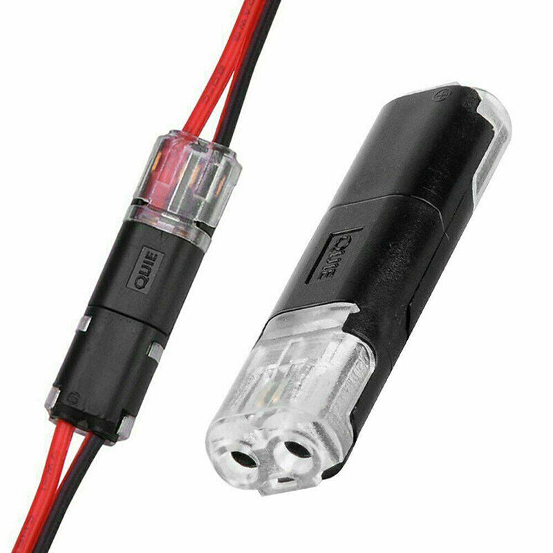 Conectores de doble cable con bloqueo
