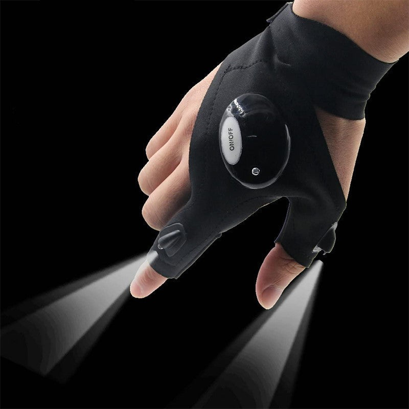Guantes LED cómodos con luces a prueba de agua