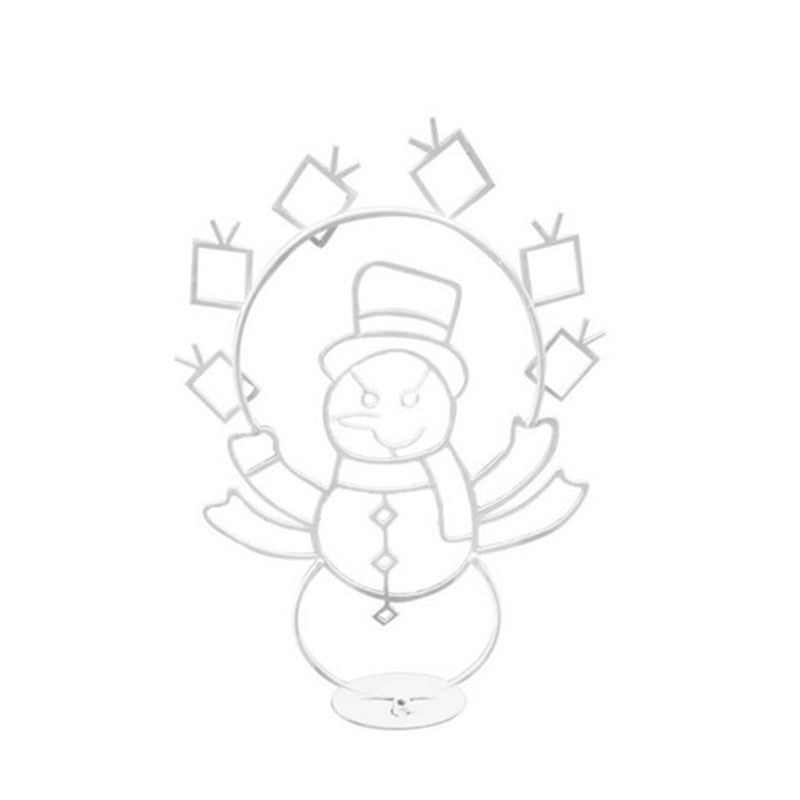 WinterJoy - Decoración LED de lucha de bolas de nieve para un ambiente navideño juguetón