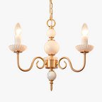 Marivelle | candelabro clásico con brazos dorados