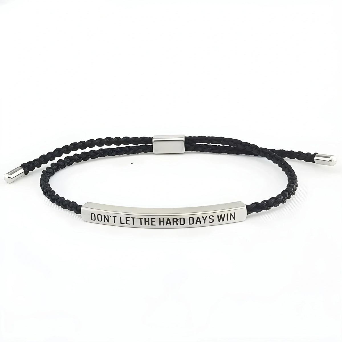 Pulsera de motivación de cuerda trenzada