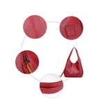 Bolso de piel sintética con gran capacidad