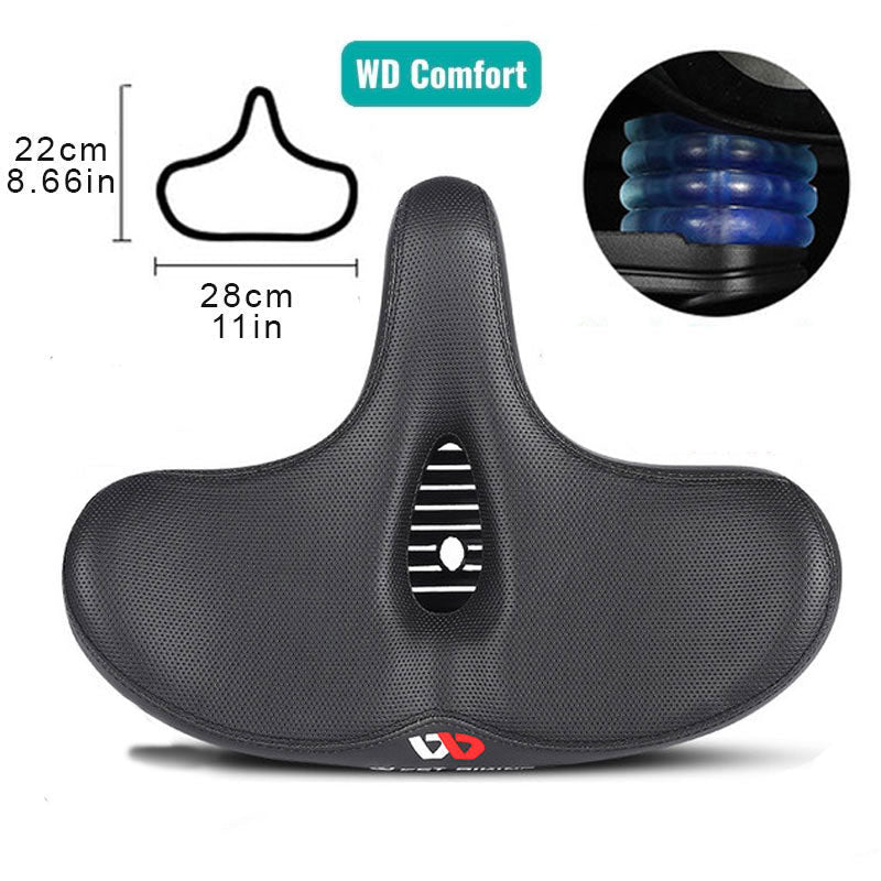 RideEase - Silla de bicicleta cómoda, extra ancha y transpirable, asiento ergonómico