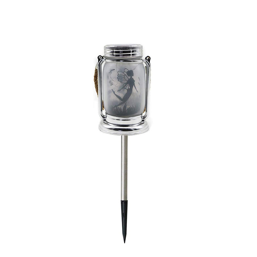 Luz LED Exterior de Tarro de Vidrio Esmerilado Solar Creativo