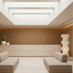 ZenithLight - Lámpara de Pie Moderna Minimalista de Papel de Arroz para Sala de Estar