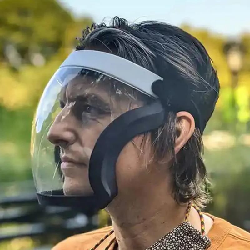 Pantalla Facial Transparente Grande para Protección Completa