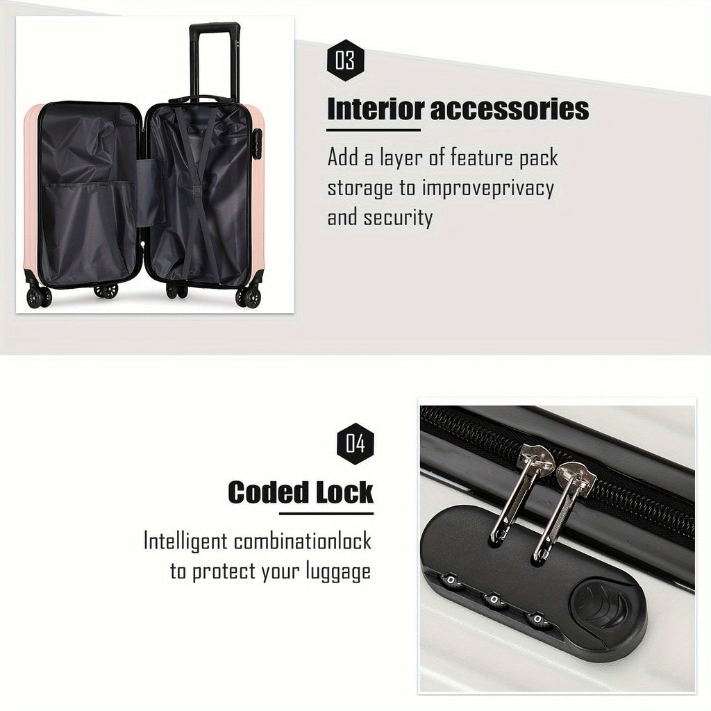 Maleta de Viaje Elegante con 4 Ruedas – Compacta y Resistente para Aventuras Mundiales
