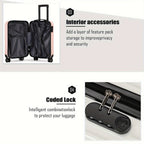 Maleta de Viaje Elegante con 4 Ruedas – Compacta y Resistente para Aventuras Mundiales