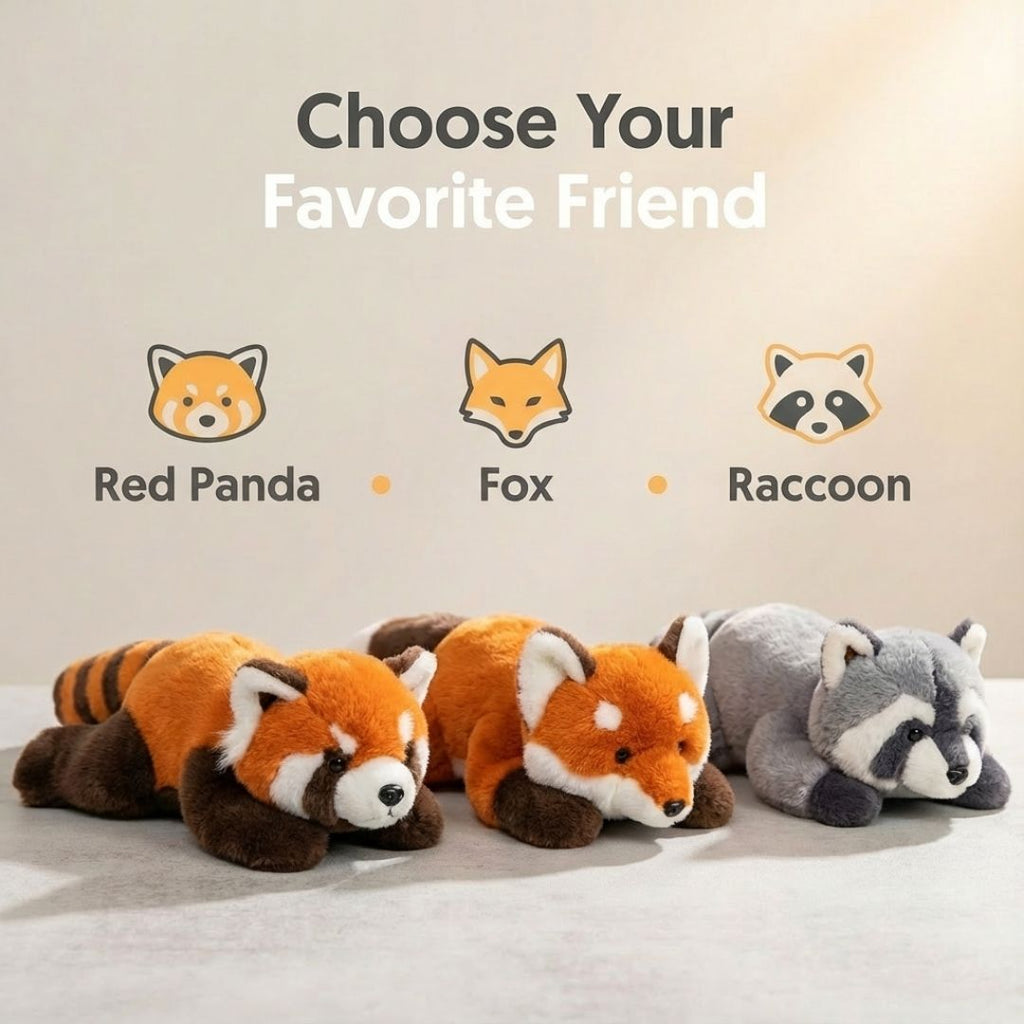 Peluche de Animales Suave con Forma Alargada para Comodidad y Relajación