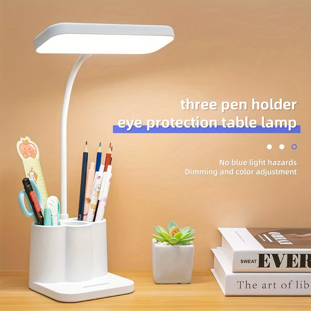 Lámpara de Escritorio LED Recargable y Ajustable – Perfecta para Leer y Trabajar